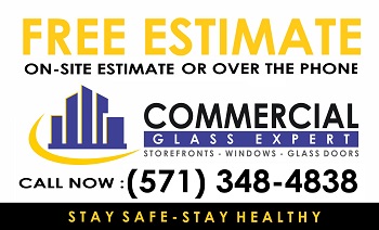 Commercial Glass Repair Expert VA 